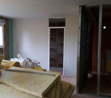Début des parois intérieur