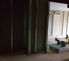 Début des parois intérieur