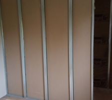 Début des parois intérieur