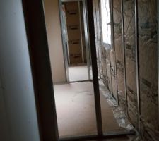 Début des parois intérieur
