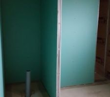 Début des parois intérieur