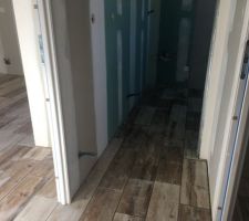 Carrelage à l'étage