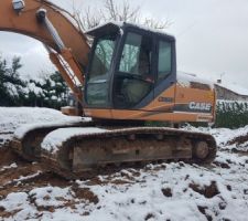 La neige c'est invit&eacute;e pour le plus grand plaisir des mes filles lol