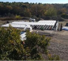 Pose des polystyrènes