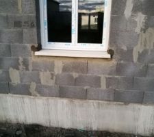 Appuis fen&ecirc;tre chambre 2