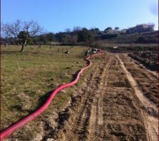 Le "chemin" d'accès pour monter à la plateforme du haut