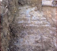 Cette partie a été longue, on était sur le rocher (enfin une strate de schiste)