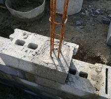 Début fondations