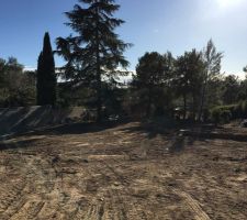 Terrain prêt pour les fondations