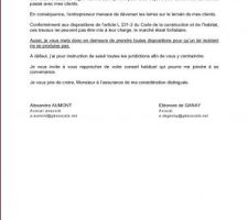 Courrier 2 suite