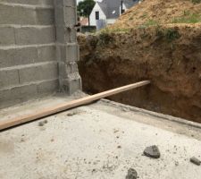 Probl&egrave;me de terrassement