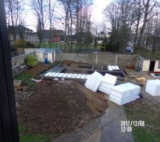 Debut de pose du plancher