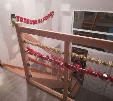 Déco Noël dans mezzanine