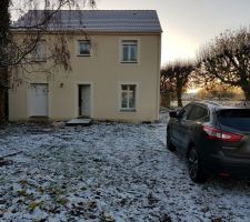 Début des travaux de finition.