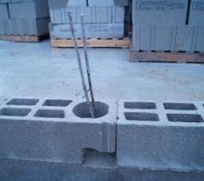 &eacute;l&eacute;vation des murs: 1er rang