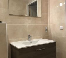 Meuble vasque wc rdc