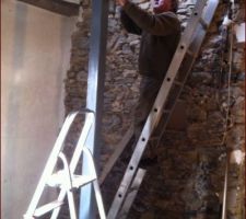 Poteau pour escalier "maison"