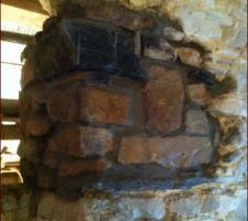 Ouverture acc&egrave;s lingerie (je sais c'est moche mais c'&eacute;tait ma premi&egrave;re ma&ccedil;onnerie :-) )