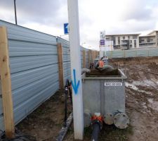 Pompage des eaux du terrain