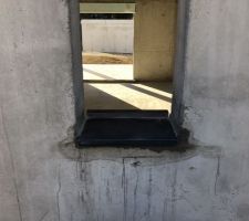 Préparation et installation d'appuis de fenêtres en ardoise