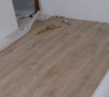 Parquet petite chambre en haut