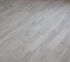 Carrelage enfin terminé