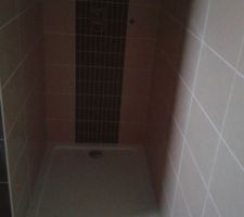 Fa&iuml;ence douche et receveur extra-plat 90*140