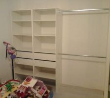 Pose du dressing de ma fille