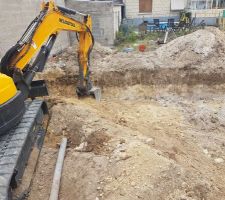 Implantation de la maison d&eacute;marr&eacute;e