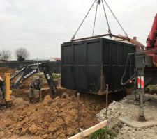 Livraison et installation de la cave