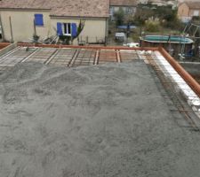 Coulage de la dalle