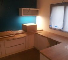 Cuisine quasi termin&eacute;e.