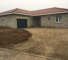 Façade nord tuiles IMERYS plein sud Rouergue