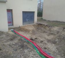 Passage des fourreaux électrique