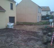 Fondation descente de parking