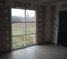 Carrelage imitation parquet suite parentale