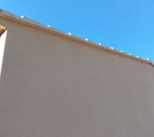 Photos des fissures sur le crépis
