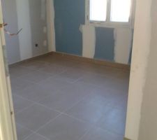 Carrelage d'une chambre