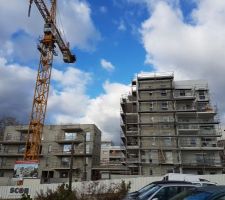 Batiments 1 et 2 avec un peu de recul