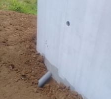 Puisard 6 m3 pour recueillir les eaux de toiture