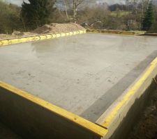 Chainage pour pose des murs