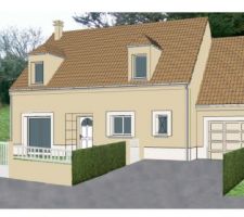 Vue 3d de la maison