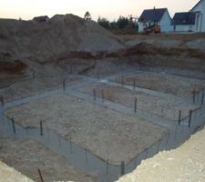 Coulage des fondations