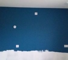 Mur de couleur Bleu bien pétant pour ma cuisine