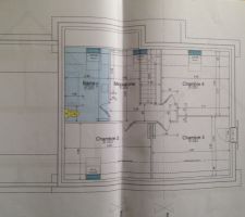 Plan du 1er étage sous combles