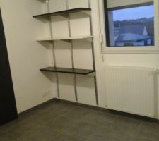 Carrelage agrandissement salon terminé