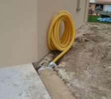 Drainage de la terrasse