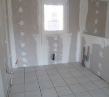 Carrelage de la cuisine