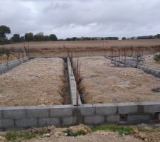 Création du vide sanitaire élévation des soubassements