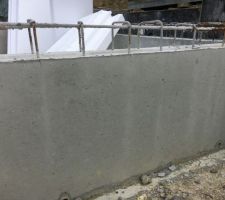 Béton du VS bien sec et vibré
